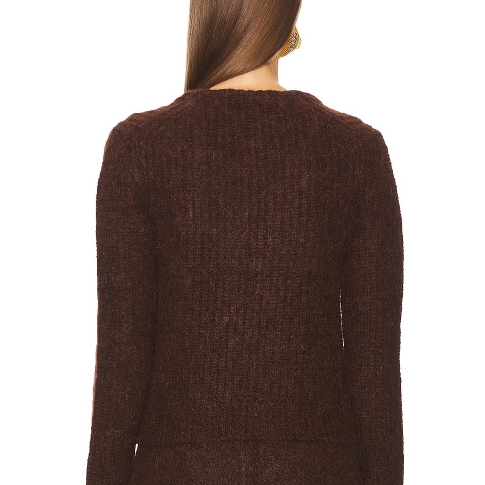 Cult Gaia Adel Knit Cardigan in Java - Picture 2 of 3